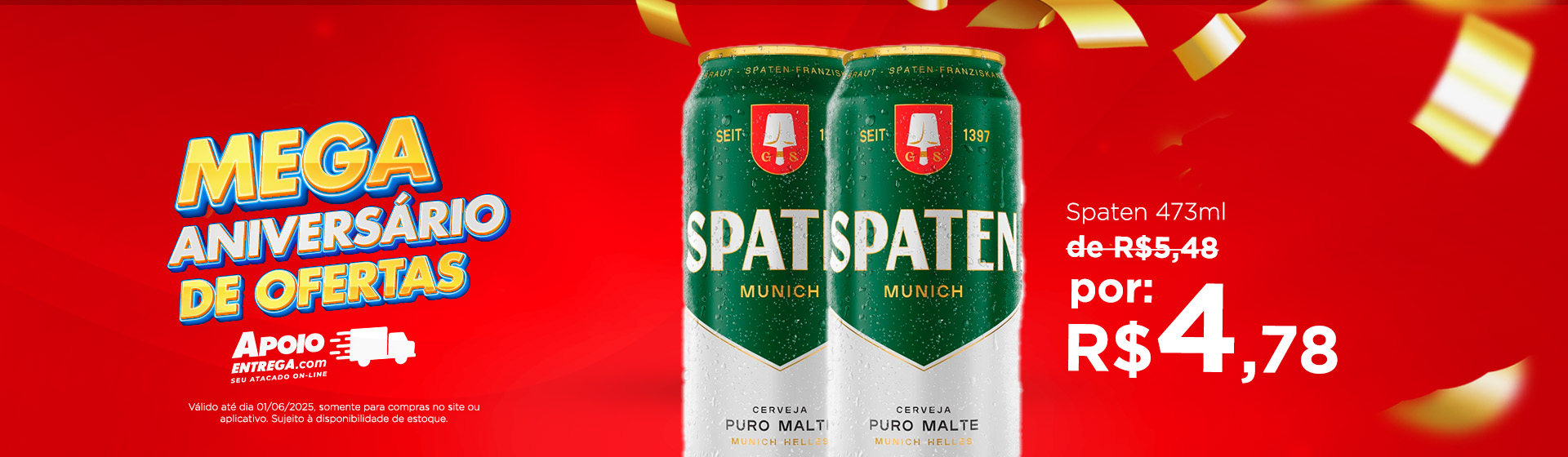 Spaten até 01/06